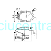 Automatinė triumo pompa su plūde 48l/min